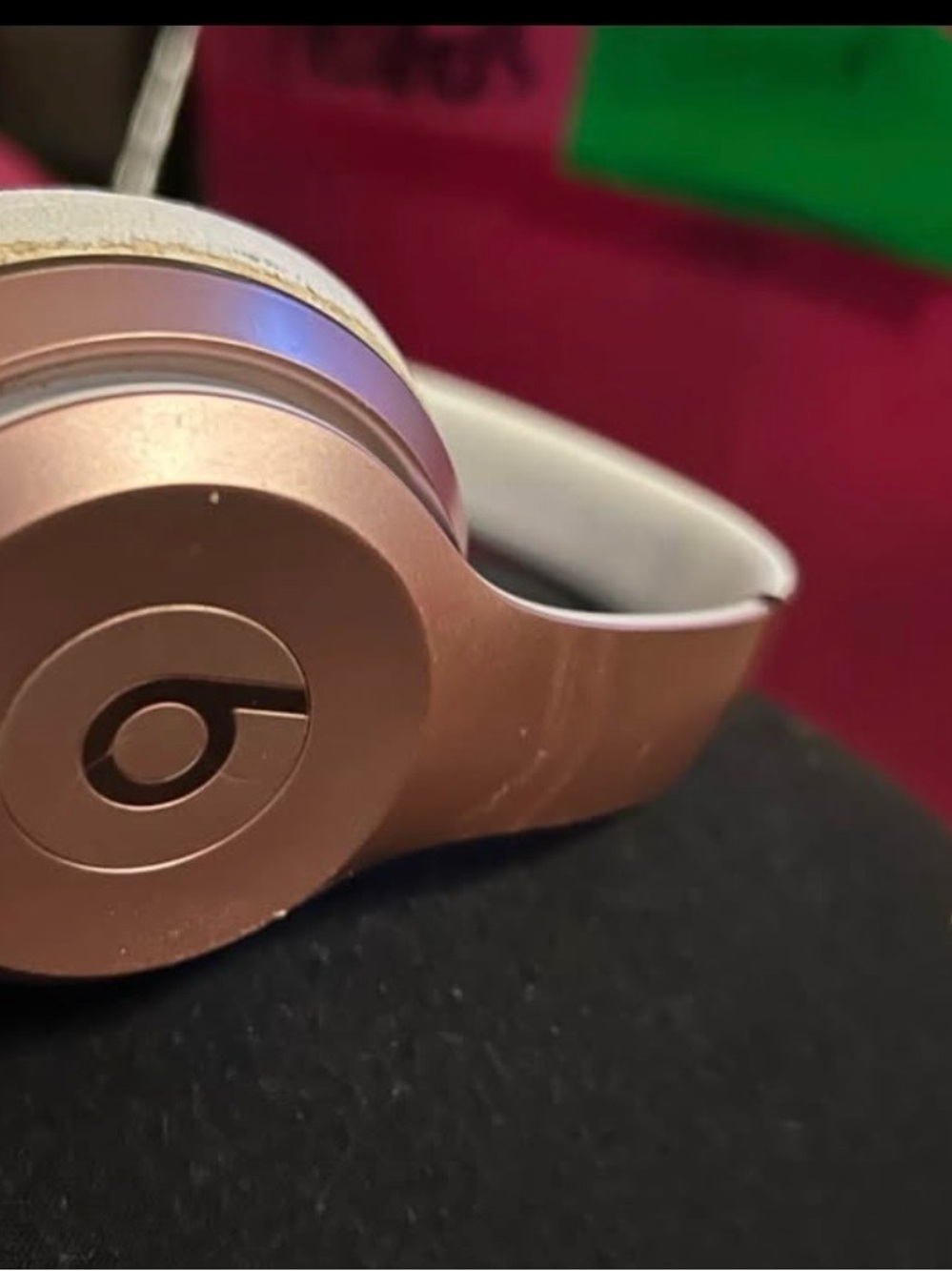 Beats by Dre Over-Ear Headphones - Rose Gold and White
